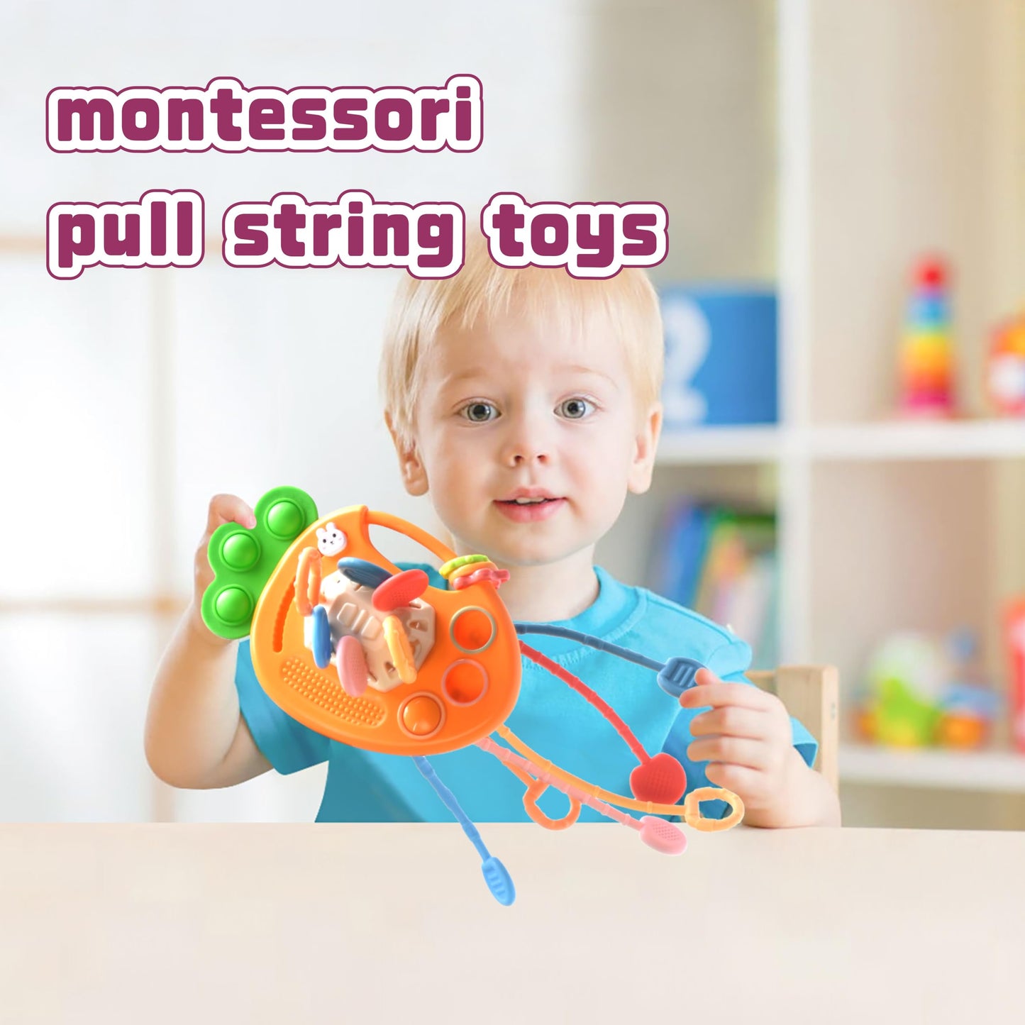 Baby Toys 6-12 Months, Montessori Toys For 1 Years Old, 6-In-1 Set Infant Toys With Sensory Toys, Spinner Toys For Babies, Baby