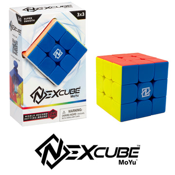 Goliath Nexcube 3X3 Classic - Stickerless Speed Cube - Super Smooth Technology Unlocks Super Speed To Break Records! - Multicolo