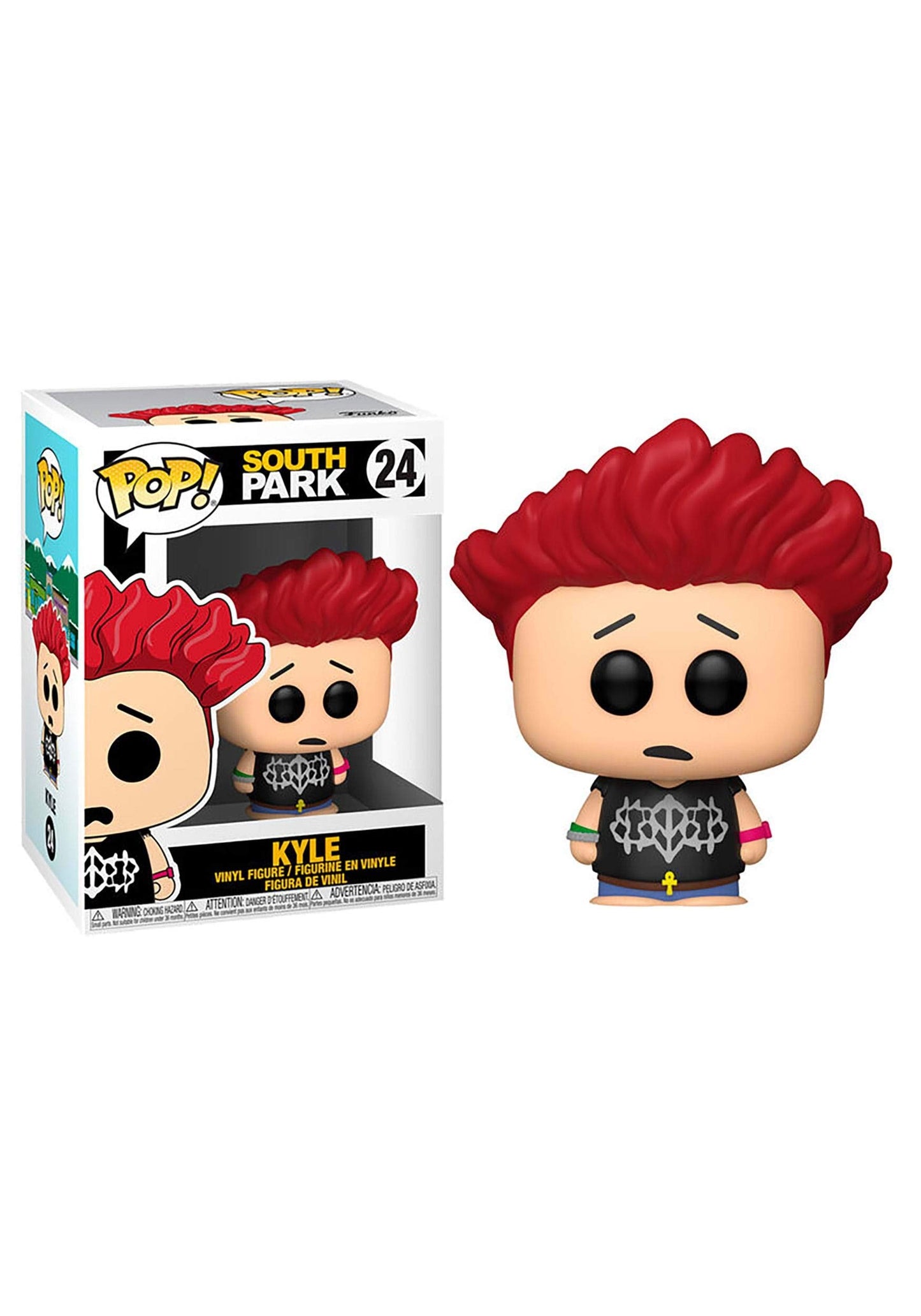 Funko Pop! Animation: South Park - Jersey Kyle, 3.75 Inches, Red