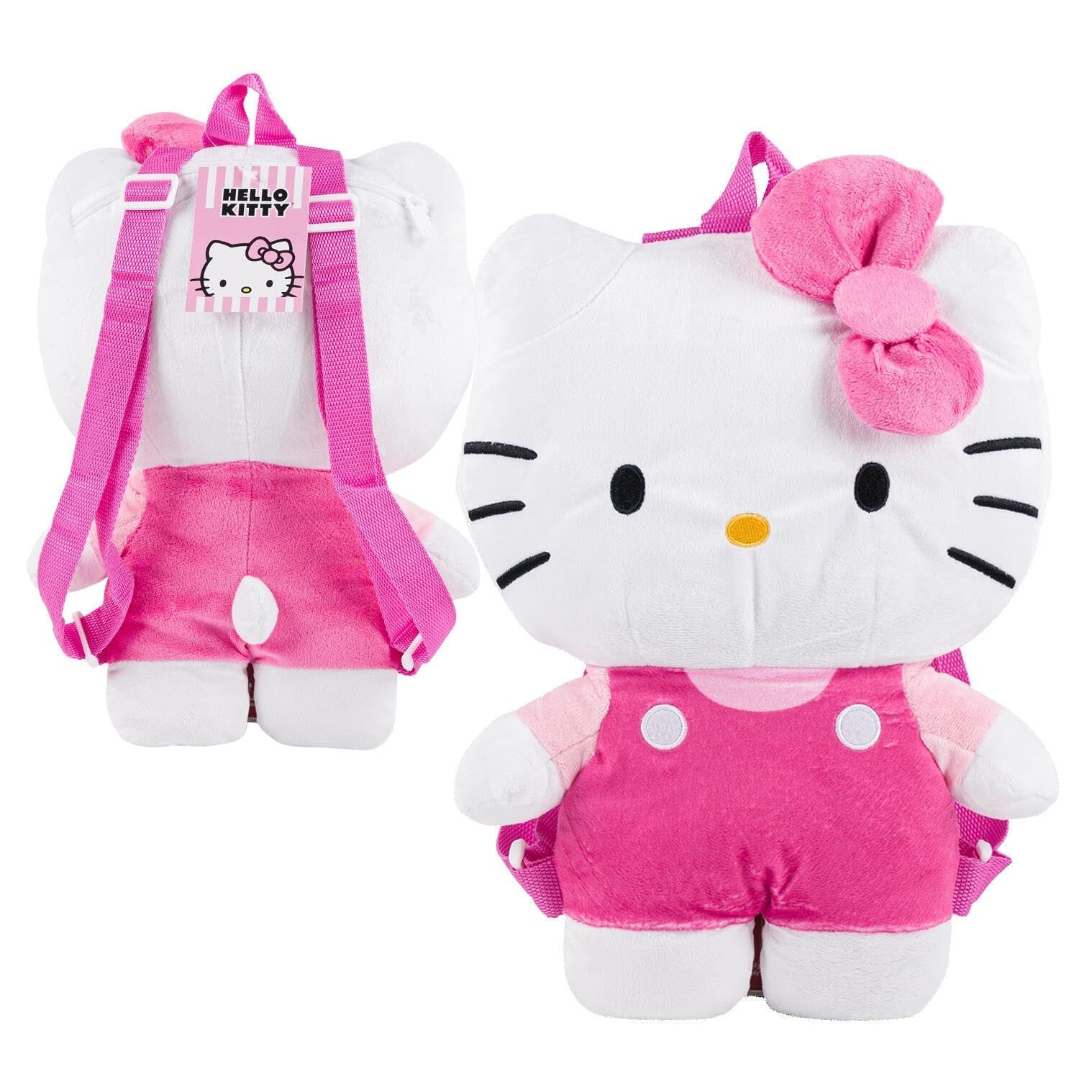 hello kitty backpack plush Fast Forward Hello Kitty 14 Plush Backpack – Toytooth
