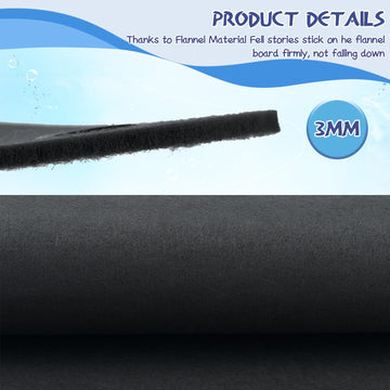 4 Pieces Felt Board for Toddlers Classroom Flannel Board Stories for Preschool Homeschooling, Kids Felt Story Activity Wall Hang