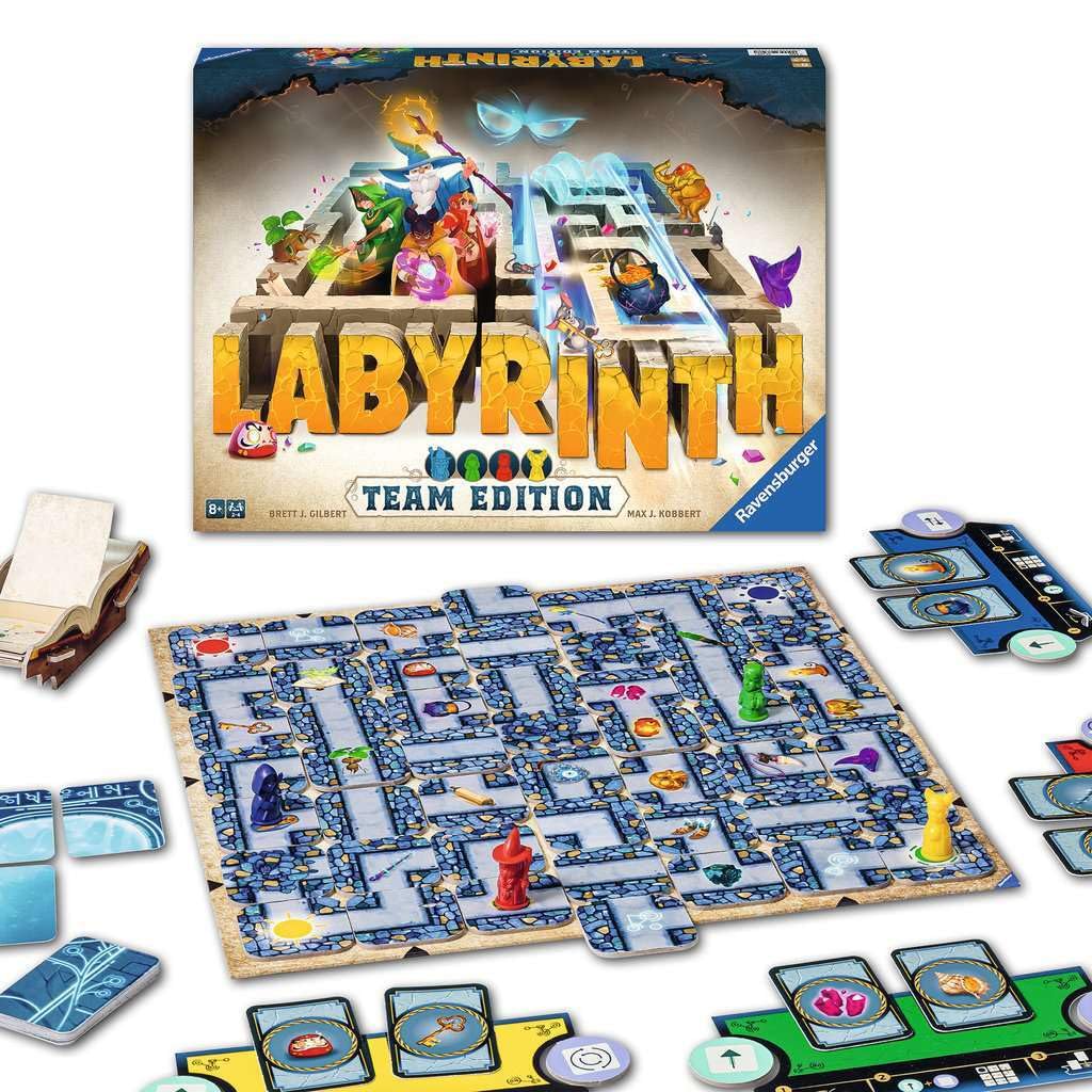 Ravensburger Labyrinth Team Edition Board Game for Kids & Adults, Cardboard, Ages 8+, Model 27328