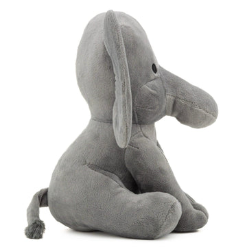 Kinrex Elephant Stuffed Animals – Stuff Animal Plush Toy For Babies Girls Boys, Elephants Plushie Teddy Bear Toys For Birth Stats Baby Shower Infant Newborn Boy & Girl, Gray Measures 9 Inches