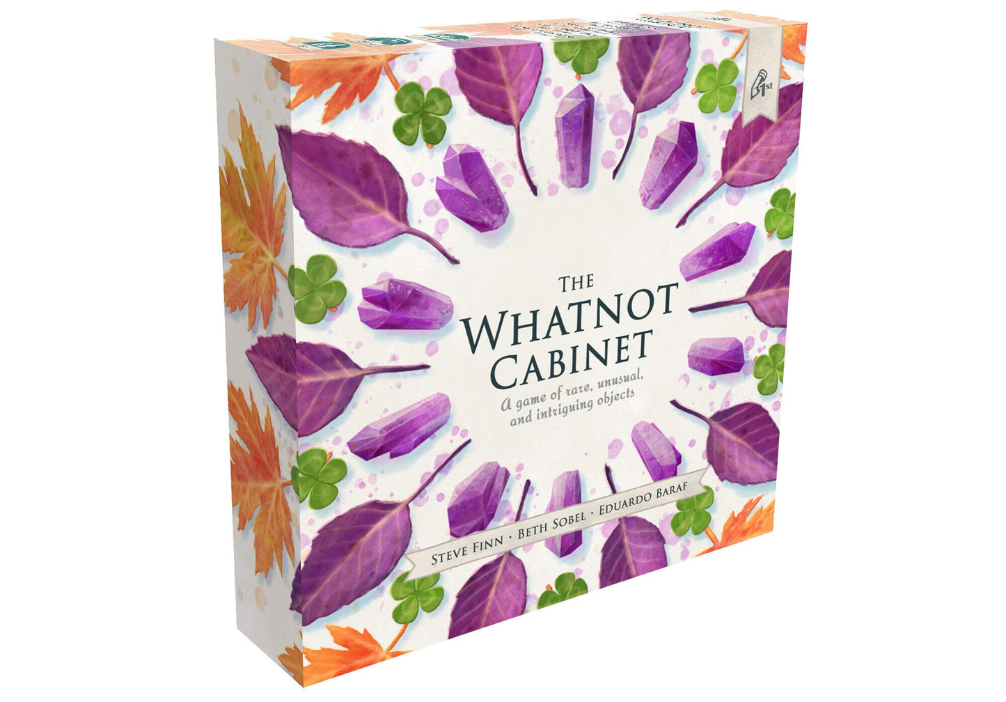 Pencil First Games Whatnot Cabinet Board Game – Nature-Themed Collecting Game for 1-4 Players, Cardboard, Multi, Model PFX1200