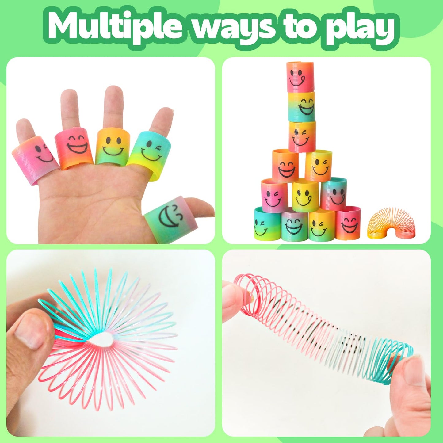 Cocurb 128 Pcs Mini Spring Party Favors For Kids 4-8,Fun Goodie Bag Stuffers For Birthdays, Classroom Prizes, And Small Toys Gif