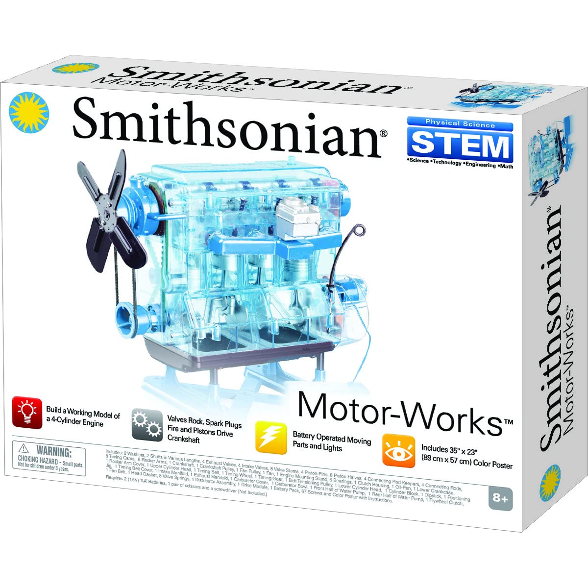 Smithsonian Motor-Works Blue, 15.0X11.0X2.0