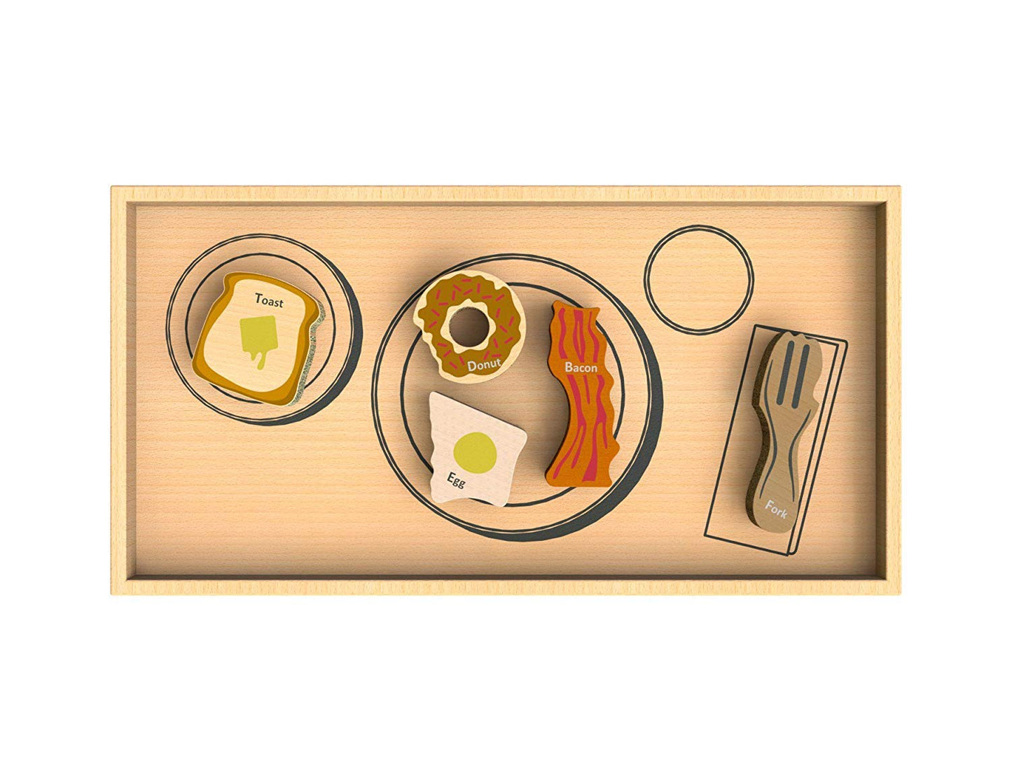 BeginAgain Alphabites A to Z Puzzle and Playset - Educational Wooden Alphabet Puzzle - 3 and Up
