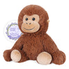 SuzziPals Monkey Plush - Heatable & Coolable Stuffed Animal, Lavender Scented, Brown, Microwavable Heating Pad for Soothing Relaxation