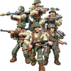 MEIEST 6 PCS Mini WWII Soldier Military Action Figures Army Model Building Block Toys with Multiple Military Accessories Party Favors Set for Kids (US Army)