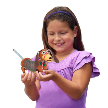 Retro 4.35-Inch Slinky Dog Jr, The Original Classic Walking Spring Toy, Vintage, Fidget Toy, Kids Toys For Ages 18 Month By Just