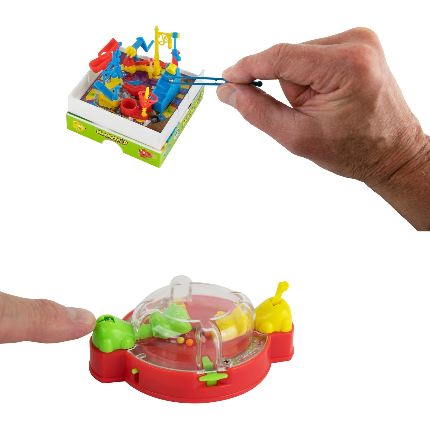 Worlds Smallest Games Bundle Set Of 2 - Mouse Trap And Hungry Hungry Hippos