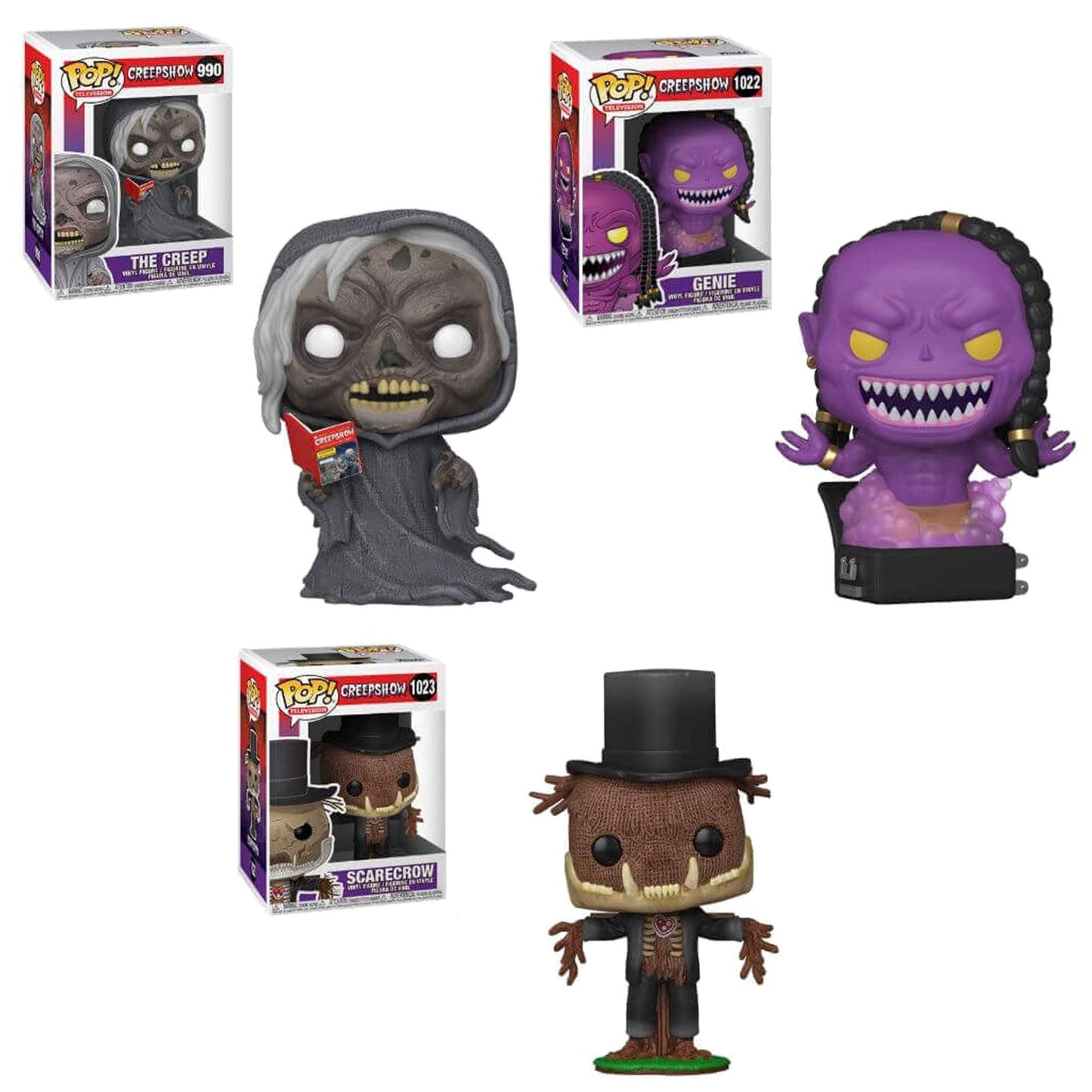 Funko Pop! Television: Creepshow Collectible Vinyl Figures, 3.75' (Set Of 3)
