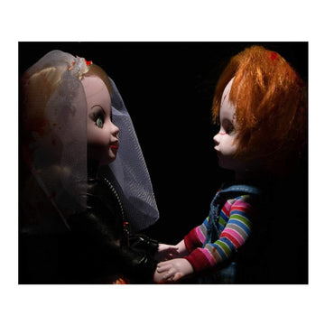 Mezco LDD Chucky and Tiffany Figures Box Set - Multi-colored, One Size, Model 94280, Plastic