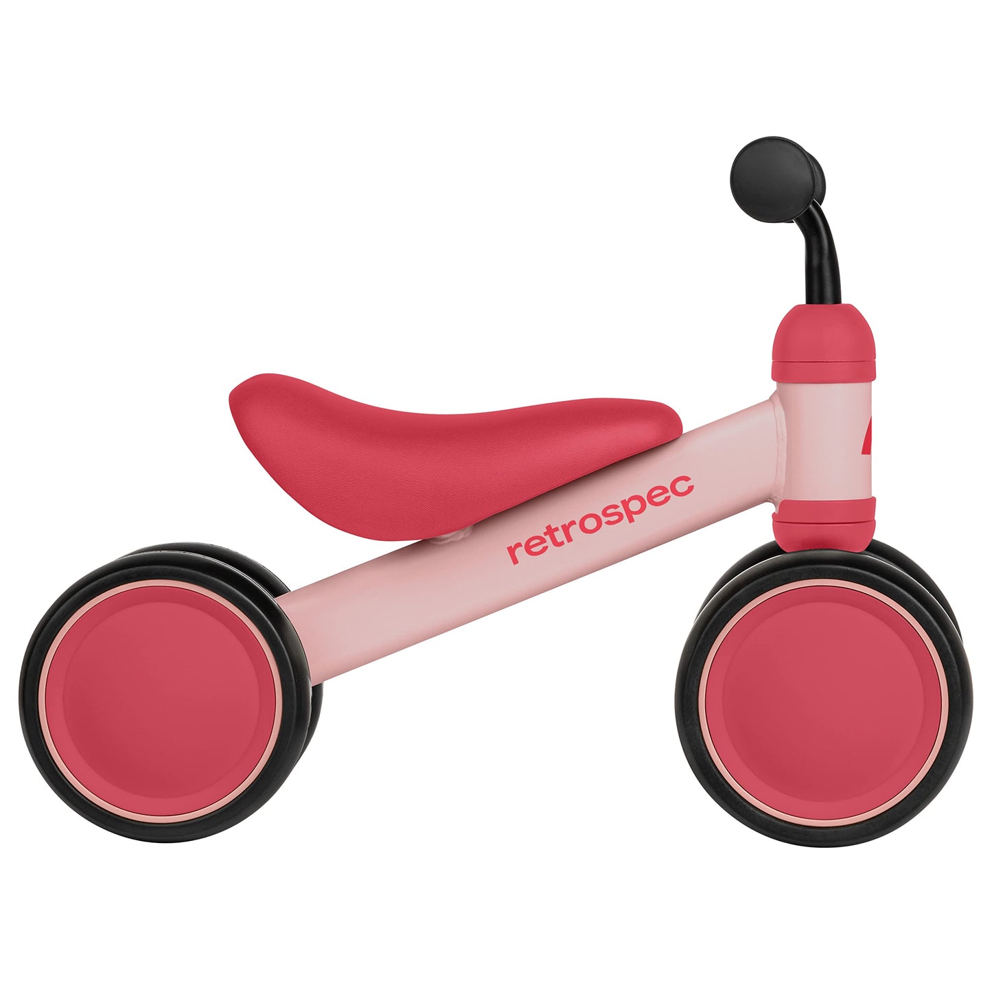 Retrospec Cricket Baby Walker Balance Bike With 4 Wheels For Ages 12-24 Months - Toddler Bicycle Toy For 1 Year Old’S - Ride On Toys For Boys And Girls - One Size
