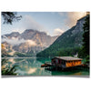 Jigsaw Puzzle for mature-themeds 1000 Pieces - Lake House Views - Large 27 x 20 inch - Sturdy Tight Fitting Pieces - Letters On Back - Stand Up Art Card - Rating Medium to Hard