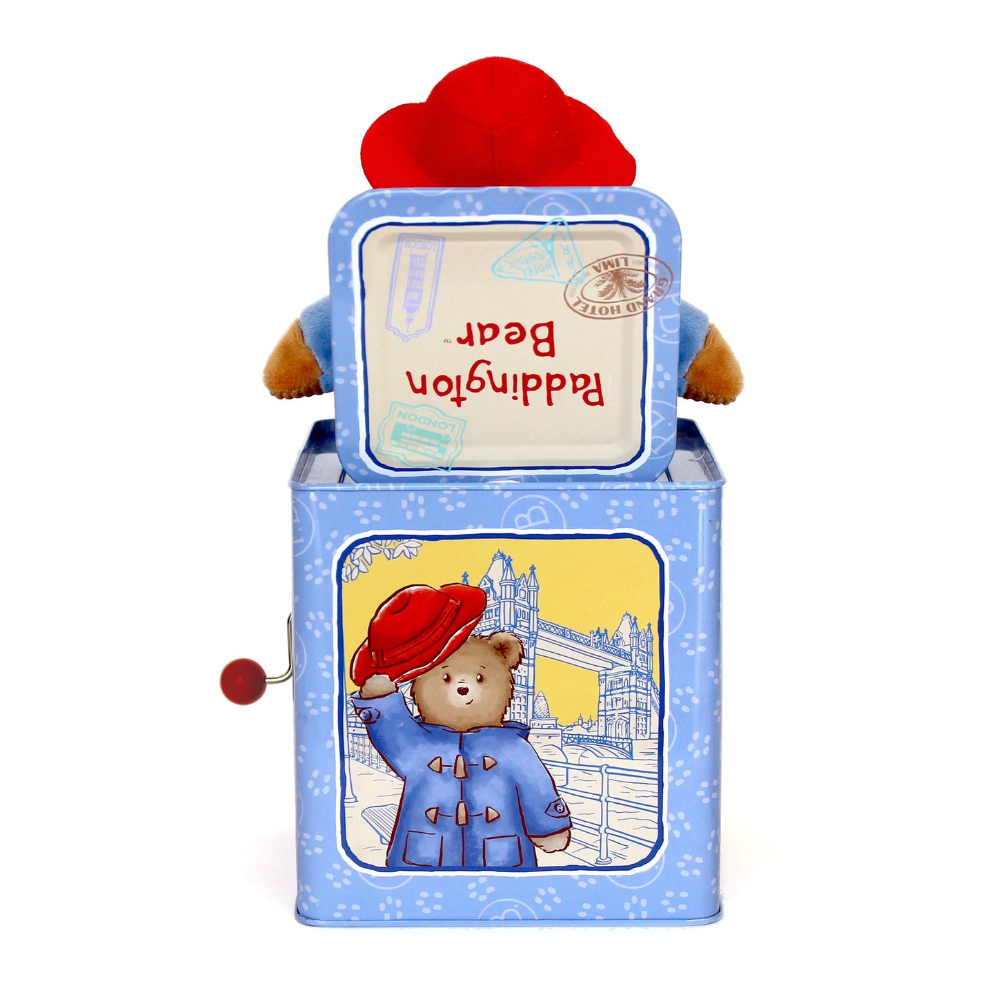 Yottoy Paddington Bear Collection | Paddington For Baby Jack-In-The-Box Infant Plush Toy With Music