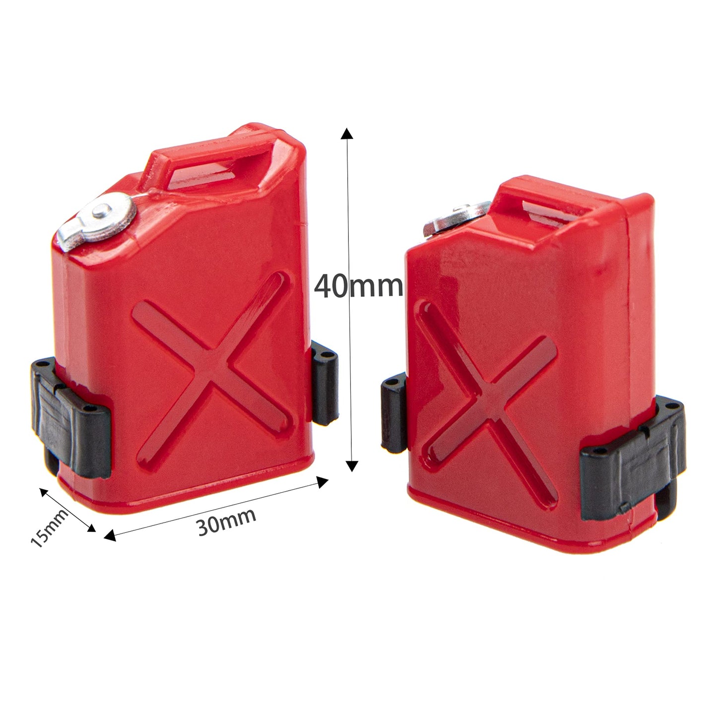 ShareGoo RC Simulation Decoration Plastic Mini Fuel Tank & Fire Extinguisher Compatible with Traxxas TRX4 Axial SCX10 Redcat Gen
