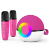 Mini Karaoke Machine Speaker For Kids Adults, Portable Bluetooth Microphone Song Toys With Led Light, Best Chritmas Birthday Fes