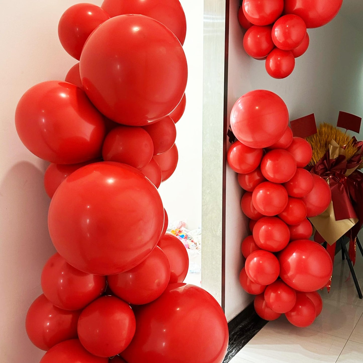 200 Pieces Red Balloons Red Balloon Arch Kit Red Balloon Garland Kit Red Latex Balloons Red Birthday Decorations For Valentine R