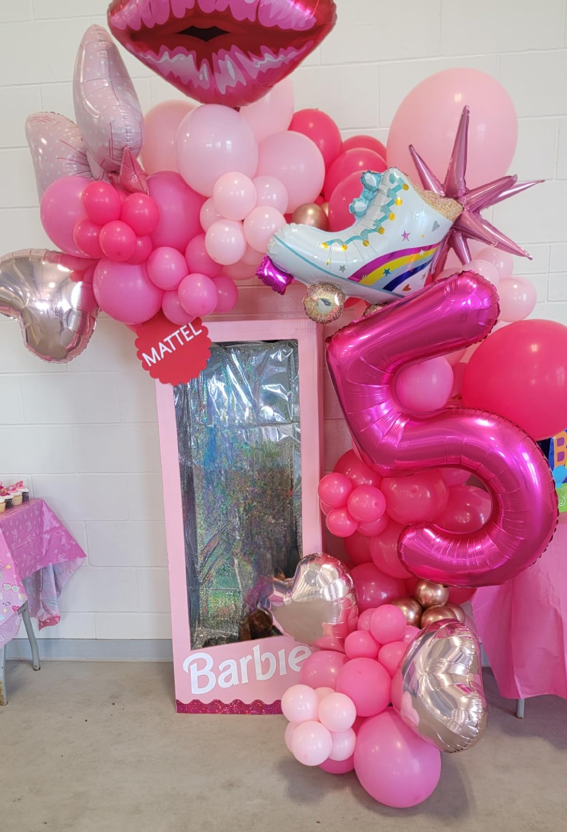 Mluchee Hot Pink Number 1 Balloon - 40 Inch Aluminum 1st Birthday Party Decoration