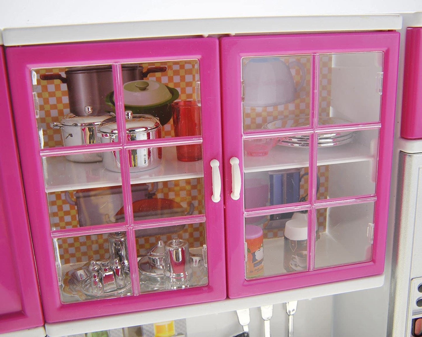 AZ Trading & Import Psk54 My Modern Kitchen Full Deluxe Kit Battery Operated Kitchen Playset: Refrigerator, Stove, Microwave, Mix -Like New