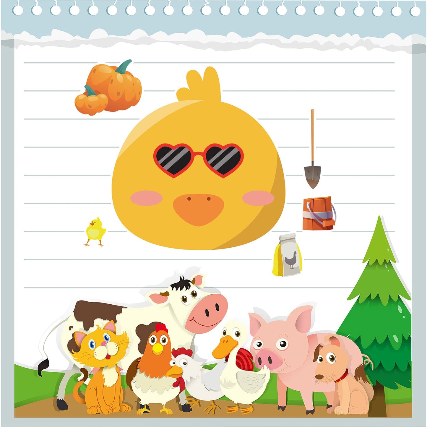 24 Sheets Make Your Own Farm Animals Stickers Make A Face Stickers For Kids Toddlers With Fantasy Farm Animals Diy Craft Sticker