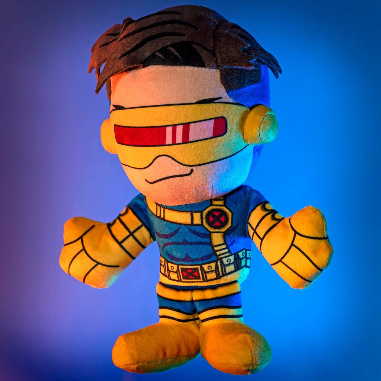 Bleacher Creatures Marvel Cyclops 8'' Kuricha Sitting Plush- Soft Chibi Inspired Toy