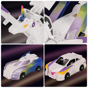 Car Toy Transformable Unicorn, Sports Car Collision Magic Unicorn, Children'S Transformable Car Robot Suitable For Boys And Girl