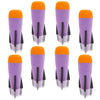 EKIND 8-Pack Mega Missile Refill for Toy Rocket Launcher Foam Compatible for Nerf N-Strike advanced Series (Purple)