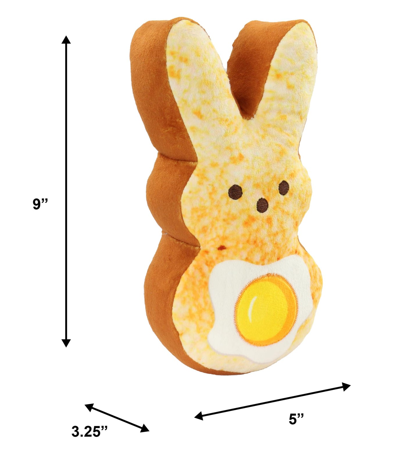 Animal Adventure | Shaggy Bunny Peeps | 9” Collectible Plush |Hash Browns Brunch Bunny