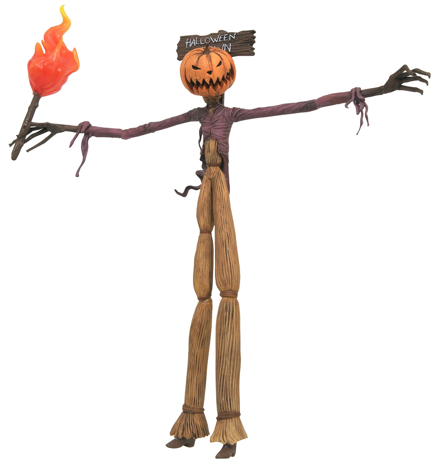 Diamond Select Toys The Nightmare Before Christmas Best Of Series: Pumpking King Jack Action Figure, Multicolor