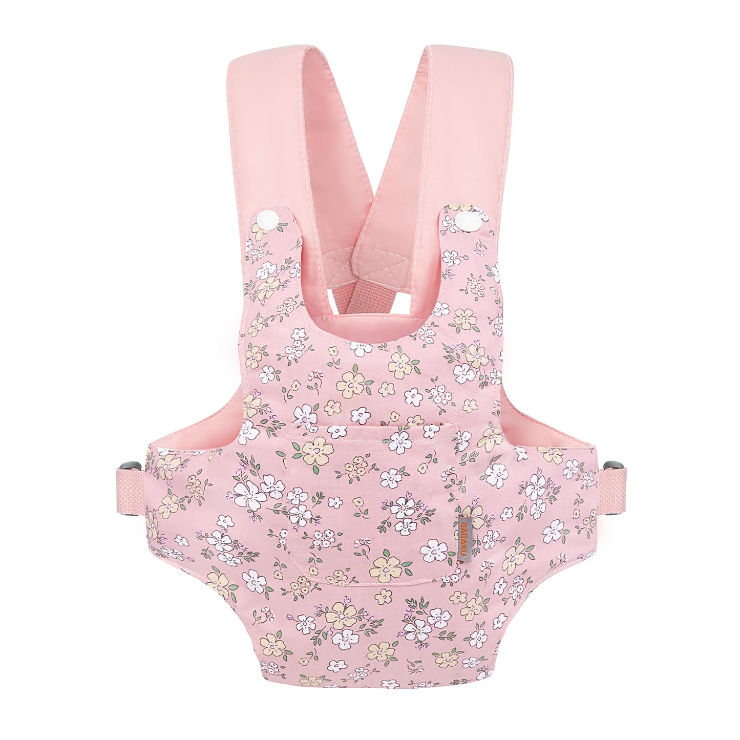 Gagaku Baby Doll Carrier For Toddler Toy Baby Carrier For Dolls Accessories Doll Carrier For Little Girls - Pink (Pear Flowers)