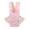 Gagaku Baby Doll Carrier For Toddler Toy Baby Carrier For Dolls Accessories Doll Carrier For Little Girls - Pink (Pear Flowers)