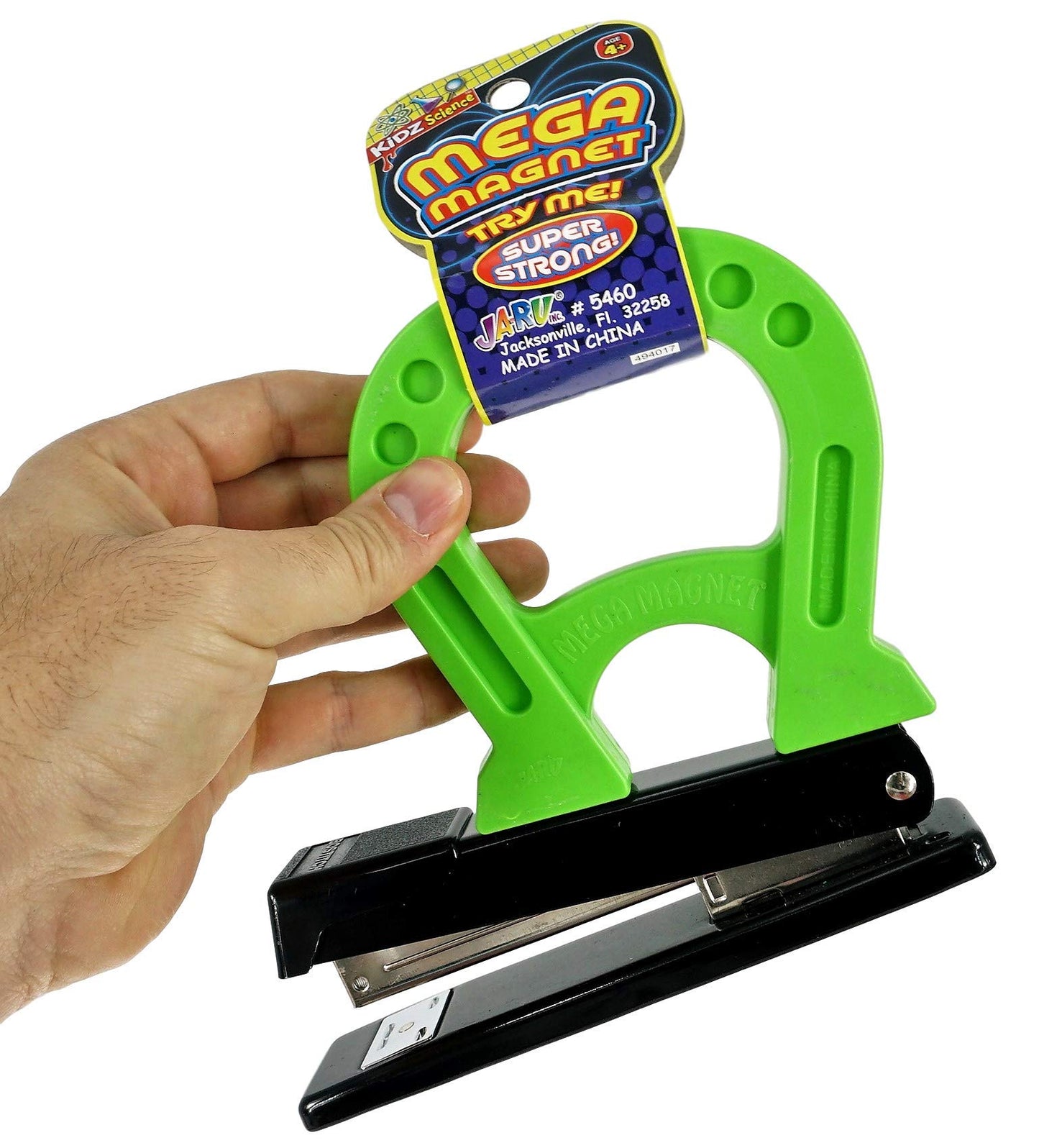 Ja-Ru Kidz Science Jumbo Magnet Toy (12 Horseshoe Magnets) Strong Magnetic Toys For Kids. Classroom Must Haves, Science Kit & Back To School Supply Kits. Preschool Stem Learning Activities. 5460-12P