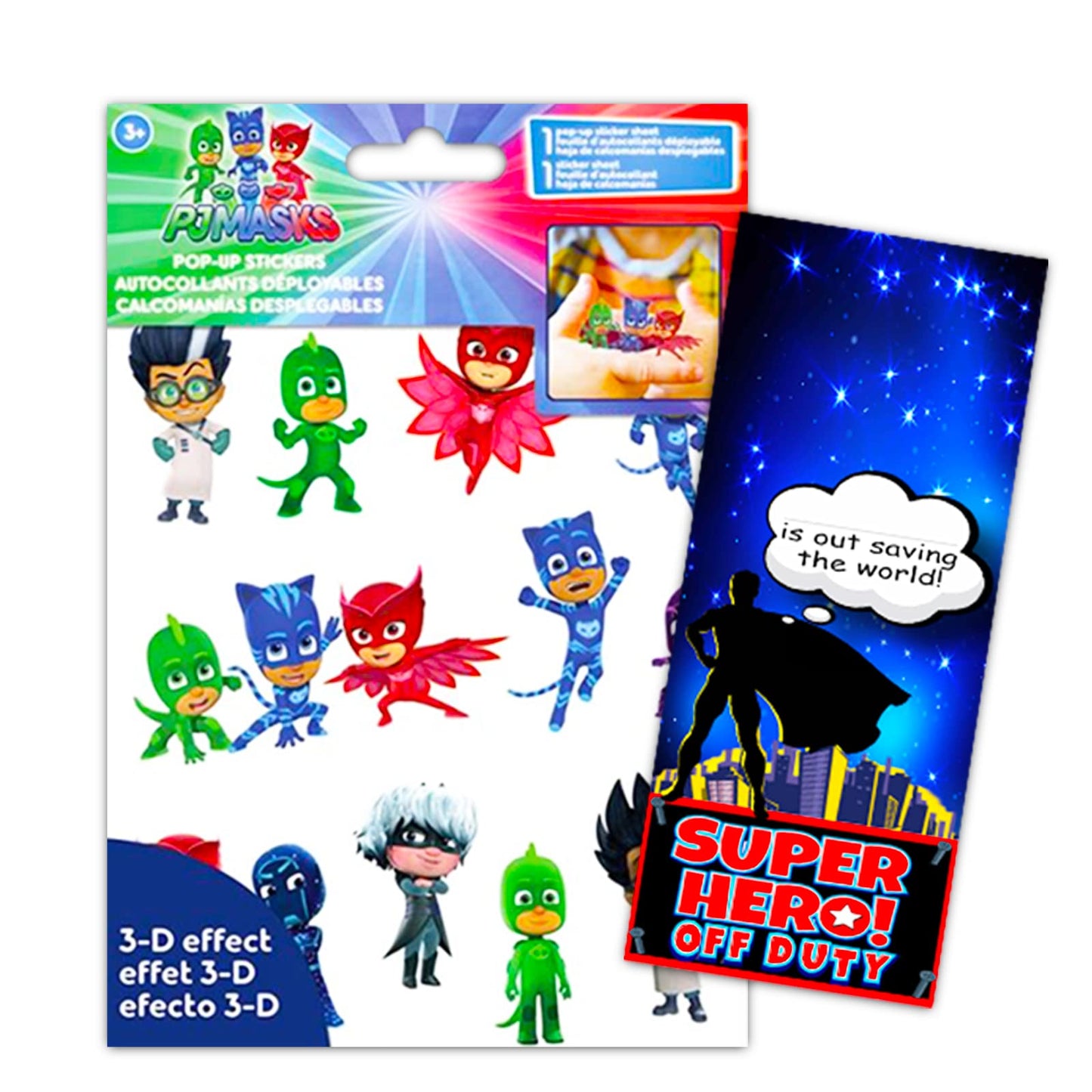Pj Masks Kids Mega Mat With Vehicle Set For - Bundle Playmat Vehicle, Stickers And More (Pj Play Mats)