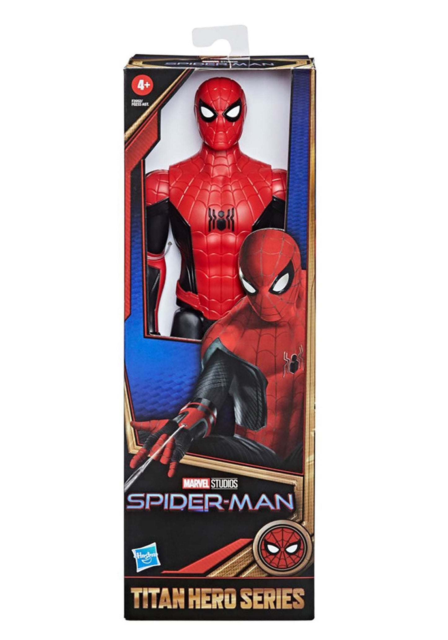 Spider-Man Marvel Titan Hero Series 12-Inch New Red And Black Suit Action Figure Toy, Movie Inspired, For Kids Ages 4 And Up