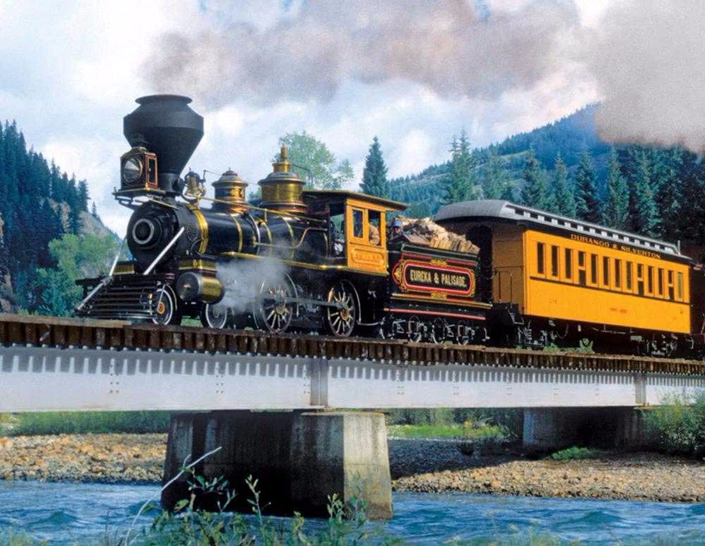 Springbok Puzzles - Durango Express - 500 Piece Jigsaw Puzzle - Large 18 Inches By 23.5 Inches Puzzle - Made In Usa - Unique Cut