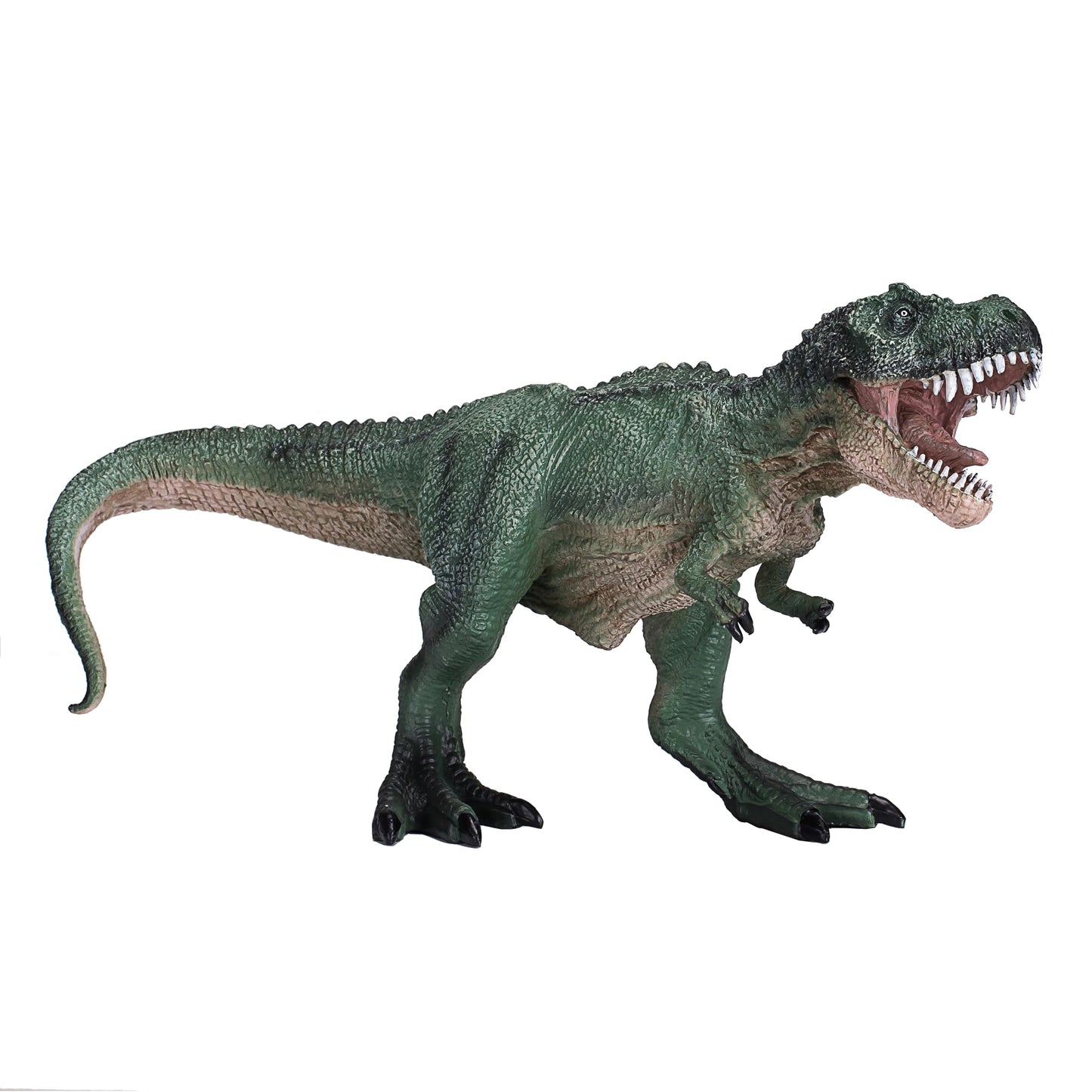 Mojo Deluxe T-Rex Hunting (Green) Realistic Dinosaur Hand Painted Toy Figurine