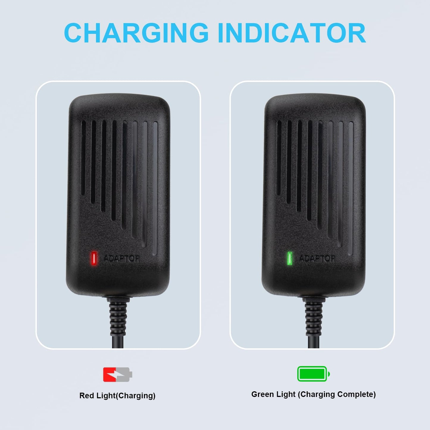 24V Charger for Kids Ride On Car Toys 24 Volt Battery Charger Wrangler SUV Kid Trax Dynacraft Toy Car Jeep ATV Quad (24v Battery
