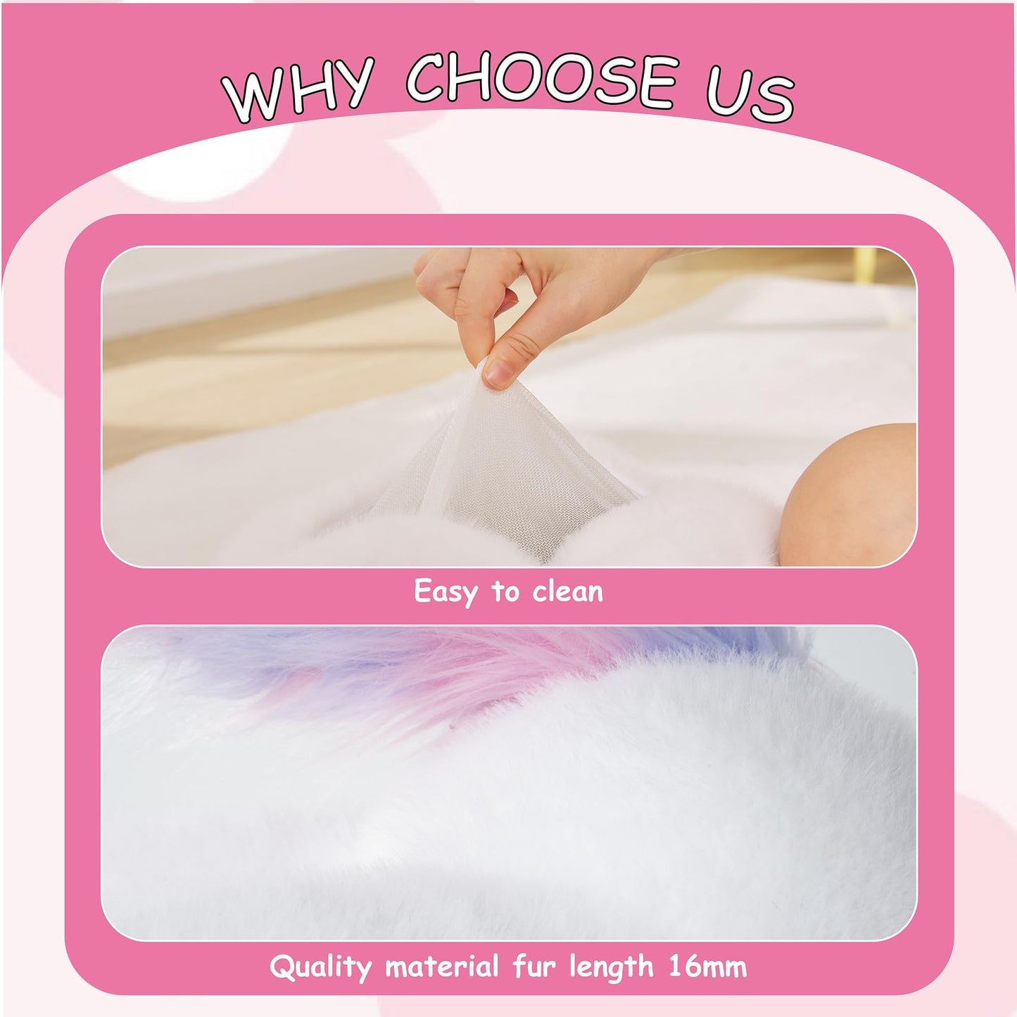 Gilfwm Weighted Stuffed Animals Unicorn - 20.5'' Cute Toy Pillow Plushie Gifts For Kids Boys Girls & Adults, 3 Lbs Ultra-Soft Wa