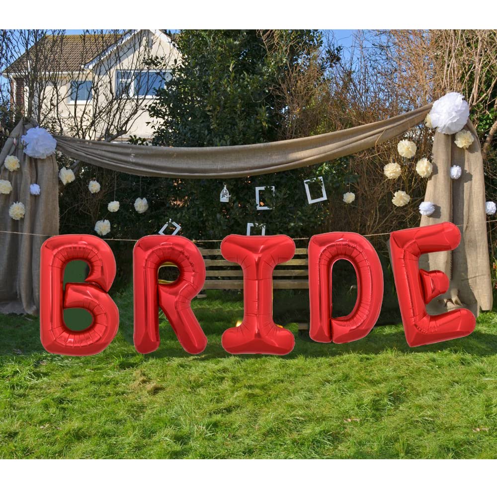 Toniful 40 Inch Large Bright Red Letter Balloons A-Z, Giant Jumbo Helium Foil Mylar Big Letter D Balloons For Birthday Party Ann