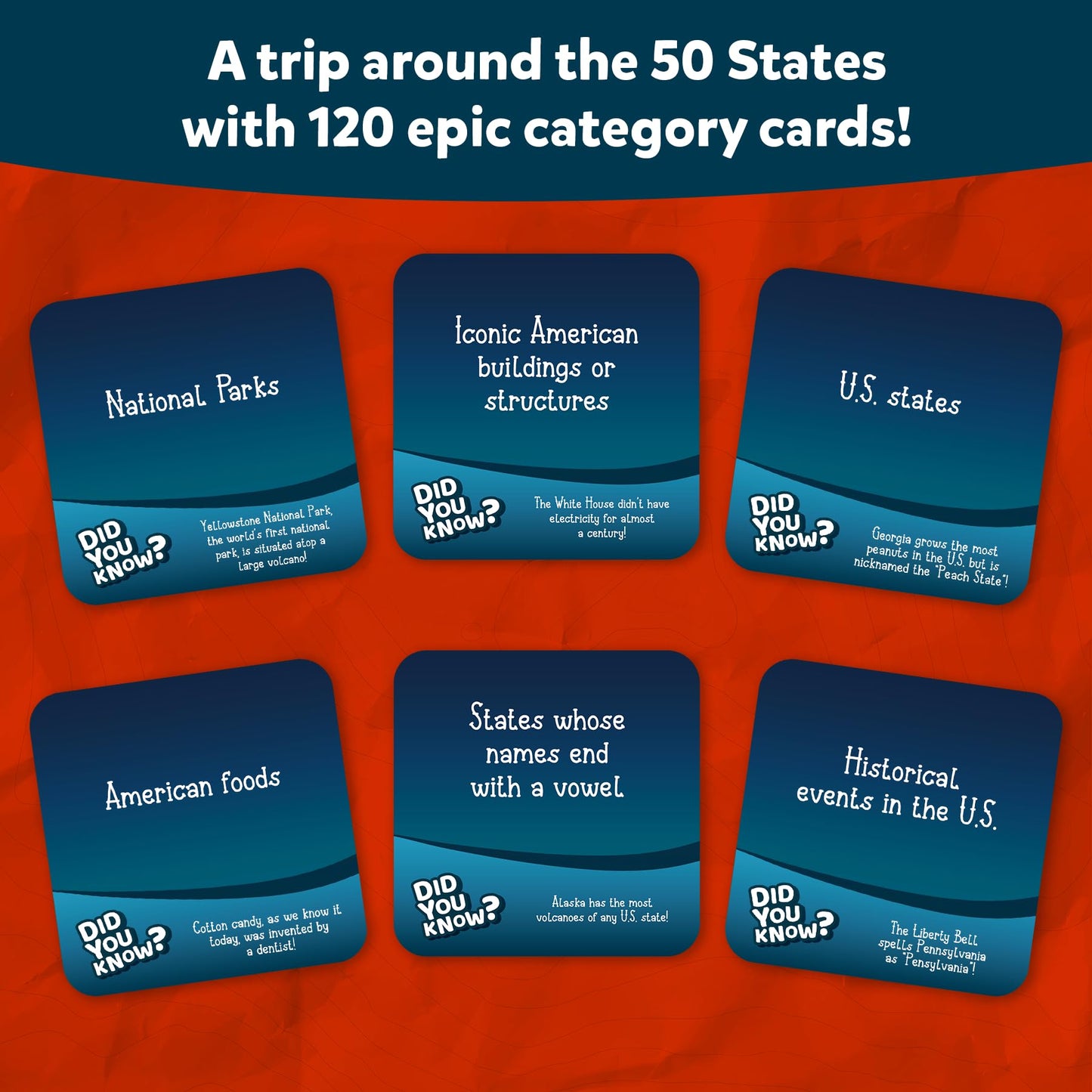 Skillmatics Rapid Rumble - A Trip Around The 50 States, Fast-Paced Board Game For Kids, Teens & Adults, Fun For Family Game Nigh