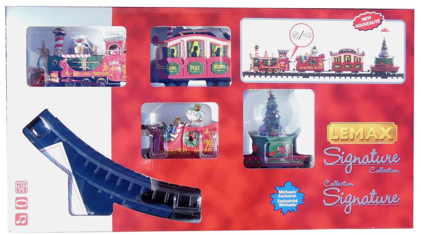 Lemax North Pole Railway, 26.18 In L X 44.49 In W X 5.91 In H, Polyresin Plastic Blend