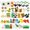Friends Animals Figures Set, City Building Block Parts And Pieces, Farm Zoo Sea People Pets Animal Accessories Bricks Toy Gift For Kids, Educational Toys Fit With Major Brand