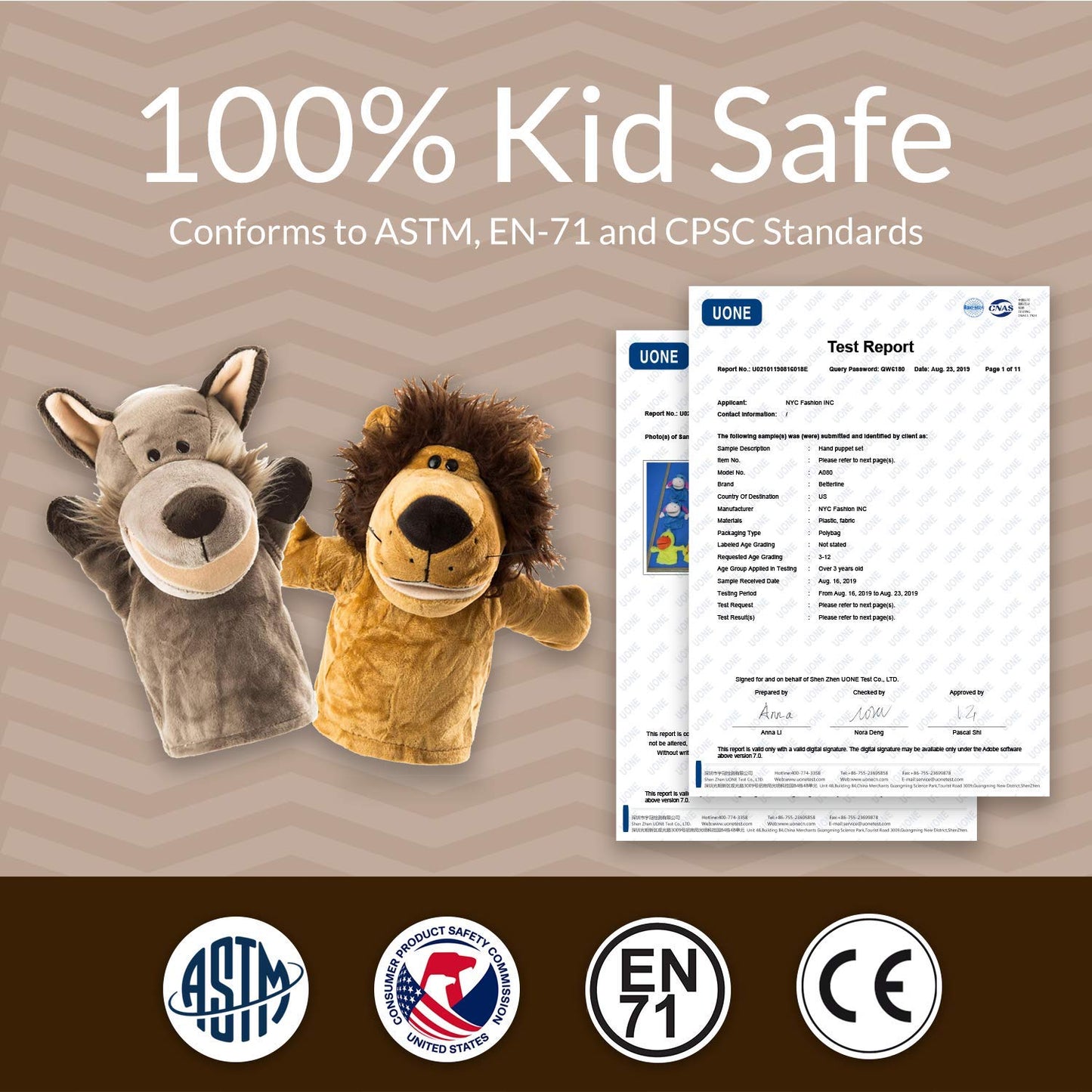 Animal Hand Puppets Set For Kids & Adults - 12.5'' Premium Quality Soft Plush Toys With Movable Mouths - Perfect For Storytellin