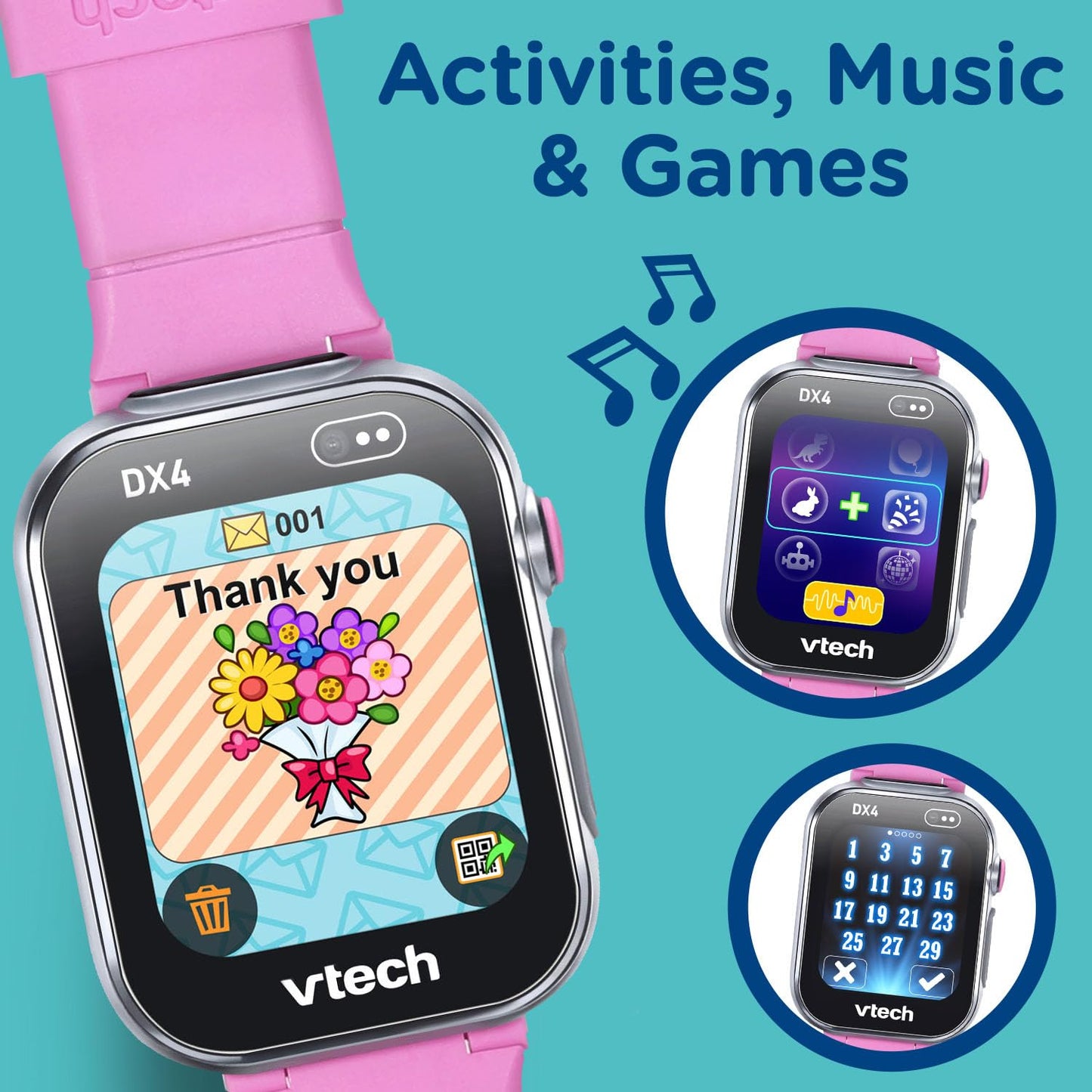 Vtech Kidizoom Smartwatch Dx4, Pink