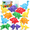 Letters Matching Game Dinosaur Toys 26 Letters Double-Sided Abc Alphabet Match Uppercase Lowercase, Montessori Learning Toy Educational Fine Motor Skill For 12 Months Toddlers Kids 1 2 3 4 5 Years Old