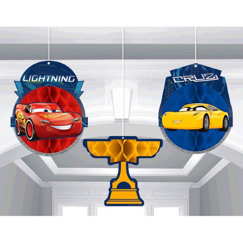 amscan 291763 Cars Wall Decoration Balloon Set