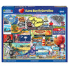 White Mountain I Love South Carolina Puzzle 1000 Piece American Collage Jigsaw Puzzles for Adults and Families