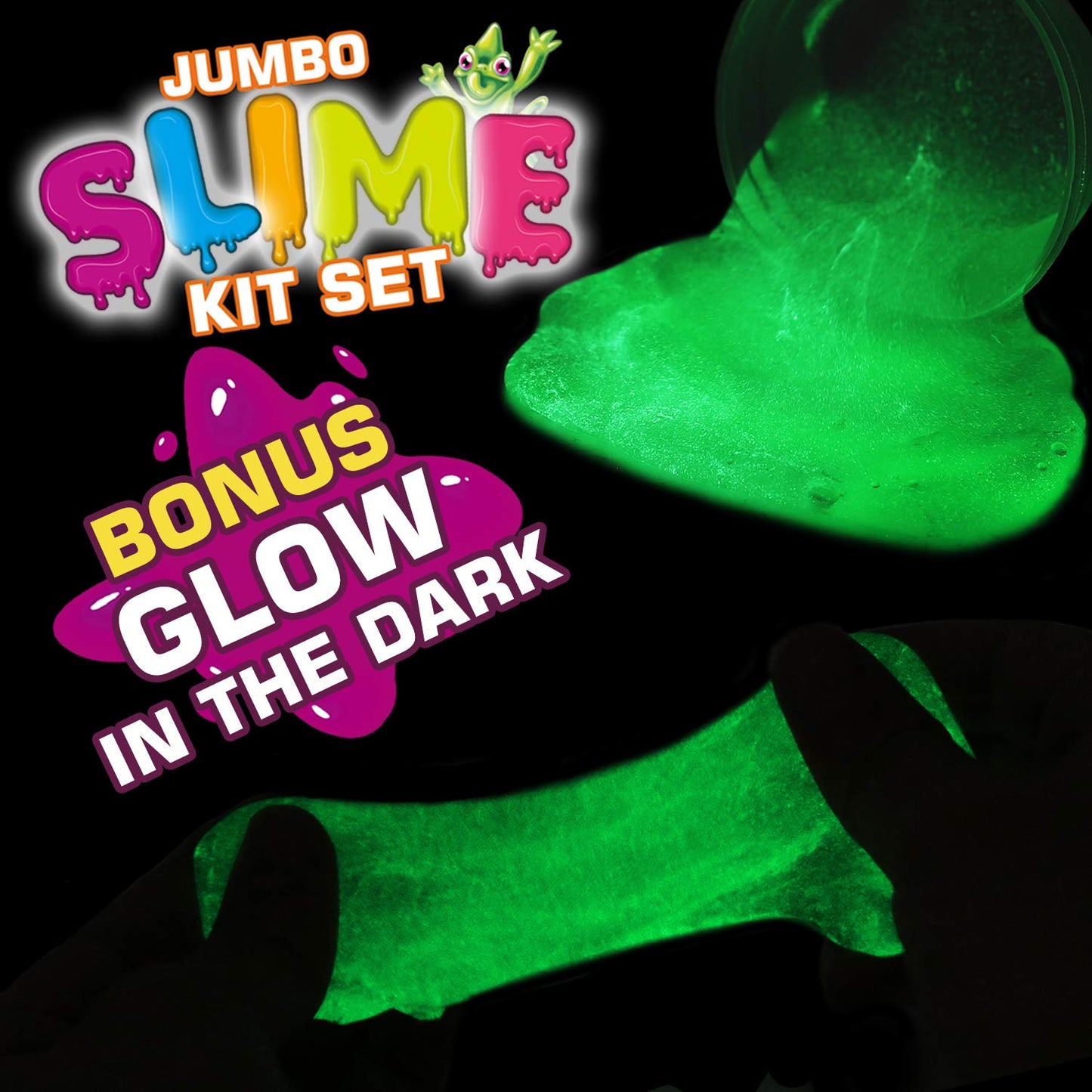 126 Pcs Diy Slime Making Kit For Girls Boys - Birthday Idea For Kids Age 5+. Ultimate Slime Supplies Include 28 Crystal Slime, 2 Glow In The Dark Powder, 48 Bottle Glitter Jar Etc.